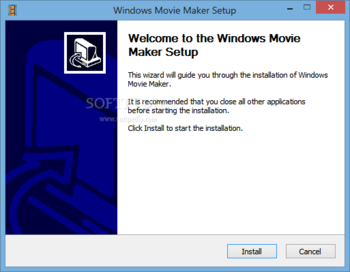 Windows Movie Maker Installer screenshot