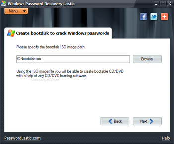 Windows Password Recovery Lastic screenshot 3