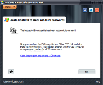 Windows Password Recovery Lastic screenshot 4