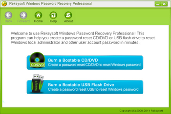 Windows Password Recovery Professional screenshot