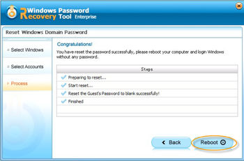 Windows Password Recovery Tool Enterprise screenshot