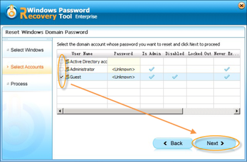 Windows Password Recovery Tool Enterprise screenshot 2