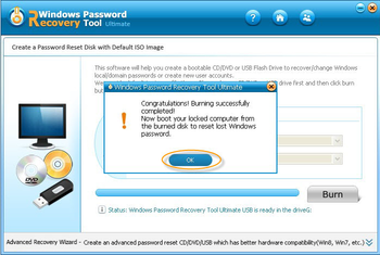 Windows Password Recovery Tool Ultimate screenshot 2