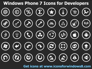 Windows Phone 7 Icons for Developers screenshot