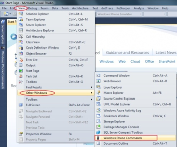 Windows Phone Commands screenshot
