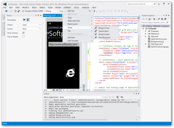 Windows Phone SDK screenshot 8