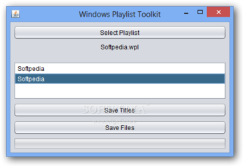 Windows Playlist Toolkit screenshot