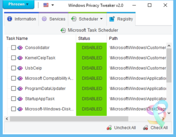 Windows Privacy Tweaker screenshot 2