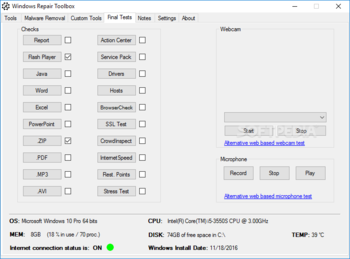 Windows Repair Toolbox Portable screenshot 4