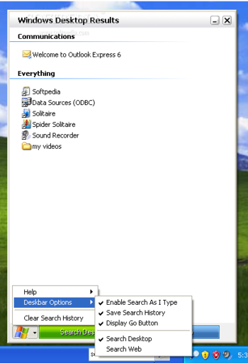 Windows Search screenshot 2
