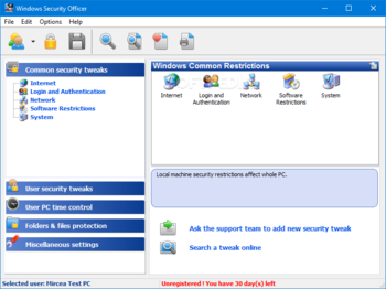 Windows Security Officer screenshot 2