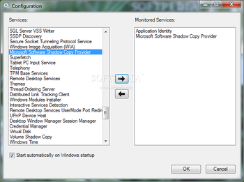 Windows Service Monitor screenshot
