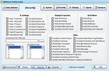 Windows Set screenshot 2