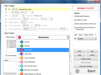 Windows Shutdown Assistant screenshot 2