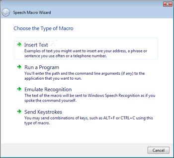 Windows Speech Recognition Macros screenshot 2