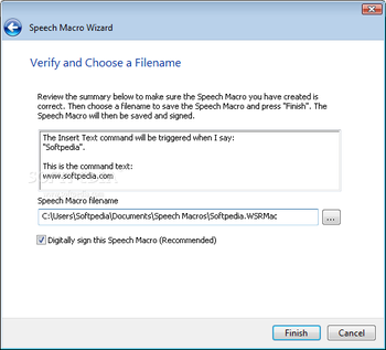 Windows Speech Recognition Macros screenshot 3