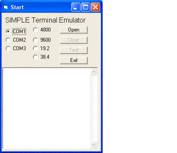 Windows Std Serial Comm Lib for C/C++ screenshot