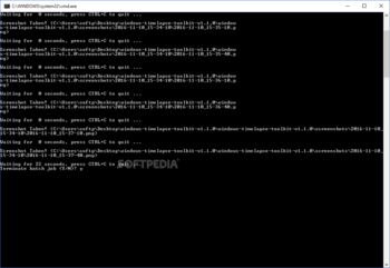 Windows TimeLapse Toolkit screenshot