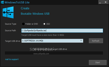 Windows to USB Lite screenshot