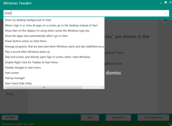 Windows Tweaker Portable screenshot