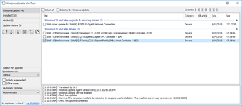 Windows Update MiniTool screenshot