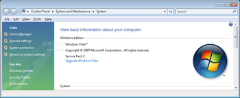 Windows Vista Service Pack 2 screenshot 5
