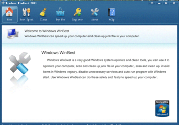 Windows WinBest screenshot