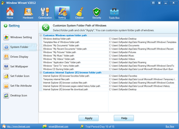 Windows Winset screenshot 15