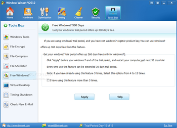 Windows Winset screenshot 26