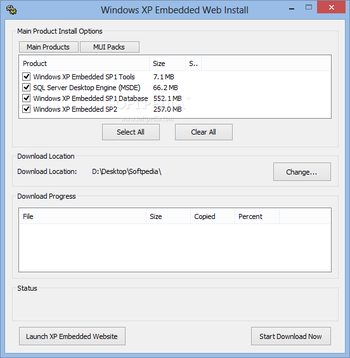 Windows XP Embedded with SP2 screenshot