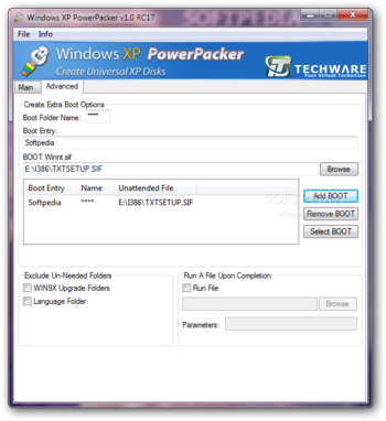 Windows XP PowerPacker screenshot 2