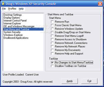 Windows XP Security Console screenshot 7