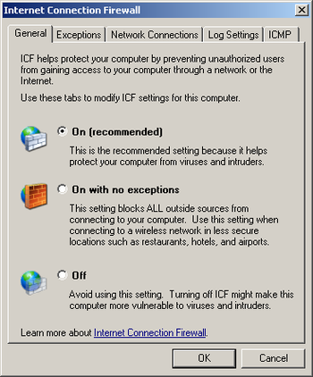 Windows XP SP2 2180 RTM screenshot