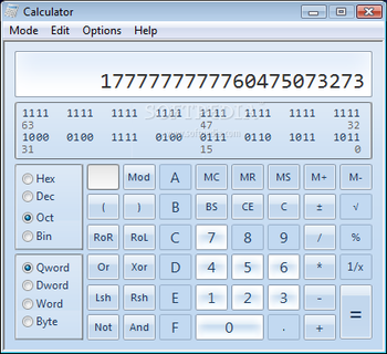 Windows7 Calculator screenshot 3