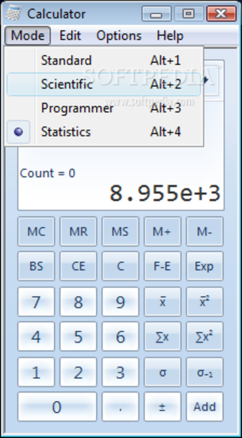 Windows7 Calculator screenshot 5