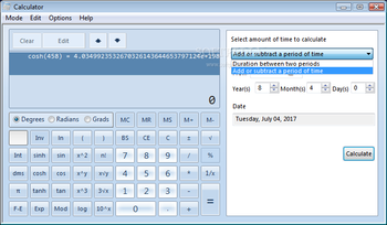 Windows7 Calculator screenshot 8