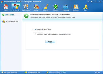 Windows8 Winset screenshot 3