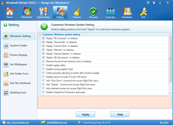 Windows8 Winset screenshot 9