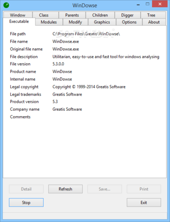 WinDowse screenshot 7