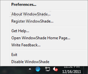 WindowShade screenshot
