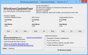 WindowsUpdateFixer screenshot 2