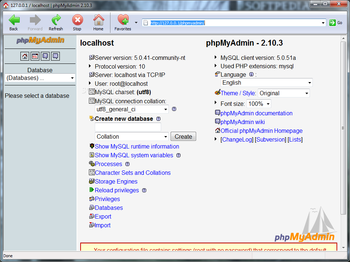 WindowsWAMP screenshot 2
