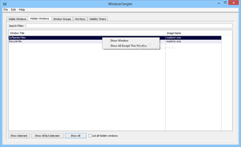 WindowTangler screenshot 2