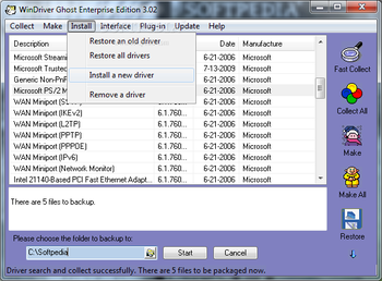 WinDriver Ghost Enterprise Edition screenshot 3