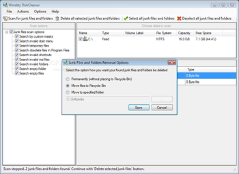 Windsty DiskCleaner screenshot 2