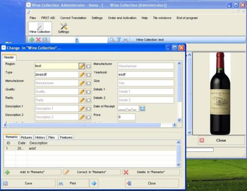 Wine Collection screenshot