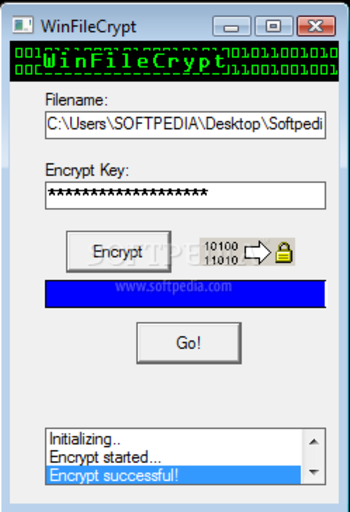WinFileCrypt screenshot