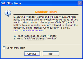 Winfilter screenshot 3