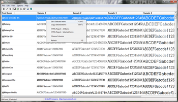 WinFontsView screenshot 2