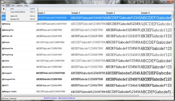 WinFontsView screenshot 3